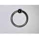 bcr ring kirurg stål 316 L 8 m.m diameter bredd 1.0 m.m