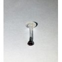 bioflex labret mörk lila sten diamant