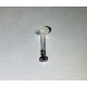 bioflex labret ljus lila sten diamant