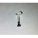 bioflex labret ljus lila sten diamant