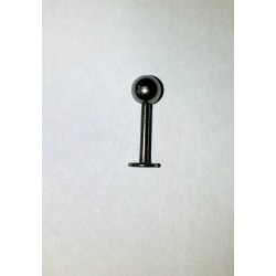 Labret i 316 L kirugstål stålkula 5 m.m