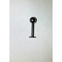 Labret i 316 L kirugstål stålkula 5 m.m