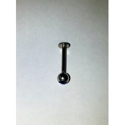 Labret med mörk blå sten 5 m.m kula