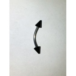 ögonbryns piercing svart kon 4 m.m