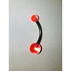 rosa navel piercing stor liten kula