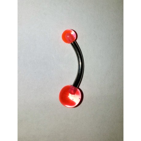 rosa navel piercing stor liten kula