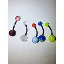 navel piercing mönster olika slumpas styckvis