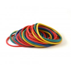 Gummiband - Färgade -100st